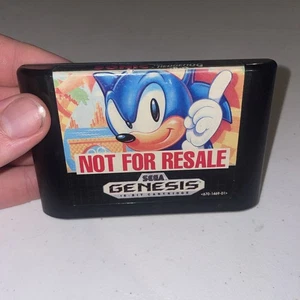 Sonic the Hedgehog Not for Resale (Sega Genesis, 1991) nur Cartridge getestet - Bild 1 von 6