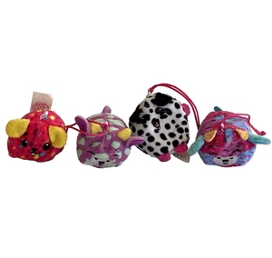 Pikmi Pops Surprise Mixed Lot x4 Beanie Plush by Moose Toys Cow Dog Small - Picture 1 of 9