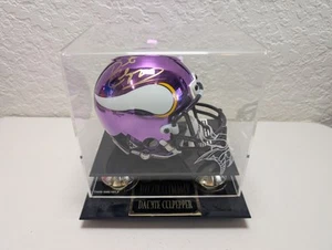 MINI CASCO MINNESOTA VIKINGS DAUNTE CULPEPPER #11 FIRMATO RIDDELL LE 596 cromato - Foto 1 di 7