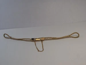 "Correa de reloj para damas HADLEY ROMA cadena de seguridad con extremo de bucle dorado 1/40 10KT RGP 6"" NOS" - Imagen 1 de 17