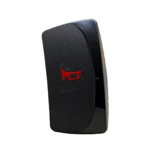 Bayliner Boat Horn Switch Cover 1583326 | 2 x 1 Inch Black Plastic - Picture 1 of 2