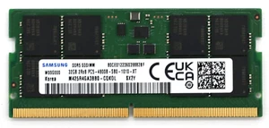 Samsung 32GB DDR5 4800 MHz PC5-38400 SODIMM Laptop Memory RAM, M425R4GA3BB0-CQK - Picture 1 of 1