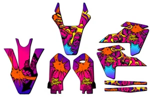 2020-2023 TC 50 ZANY Pink Senge Graphics Kit Compatible with Husqvarna - Picture 1 of 10