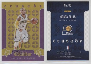 2015-16 Panini Excalibur Crusade Purple /60 Monta Ellis #80