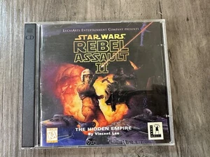 Star Wars Rebel Assault 2: The Hidden Empire PC Lucasarts CD-ROM mint ! - Picture 1 of 6
