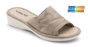 TIGLIO 1623 NERO BEIGE BLU ROSSO PANTOFOLE CIABATTE DONNA APERTE ESTIVE - Foto 1 di 15