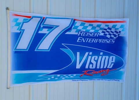 2000/01 Matt Kenseth Flag/Banner, Robbie Reiser Motorsports NASCAR Busch Series Cover