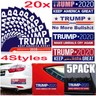 20X Trump 2020 Bumper Sticker Keep Make America Great Make Liberals Cry Again Bu