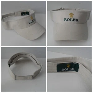 ROLEX Watch Visor Hat Iconic Gold Crown Logo - Brand New - Golf Visor - Picture 1 of 8