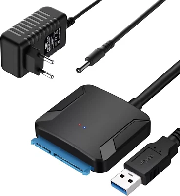 SATA auf zu USB 3.0 Adapter Kabel für 2.5 3.5 Zoll HDD SSD Festplatte Konverter - Bild 1 von 4