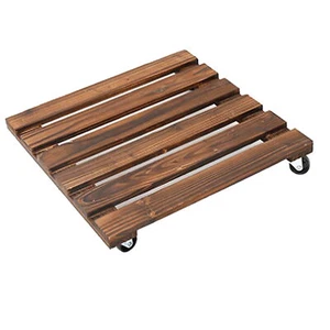 (30*30 Square Planter)Movable Solid Wood Planter Rack Household Mute Universa US - Picture 1 of 12
