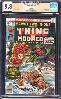 Marvel Two-In-One 33 CGC 9.8 SAVANNAH PEDIGREE - image 1 of 2