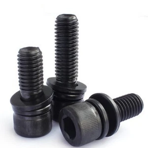 M3 M4 M5 M6 M8 M10 M12 SOCKET HEAD CAP SCREWS Washers SEM SHCS HIGH TENSILE 12.9 - Picture 1 of 4