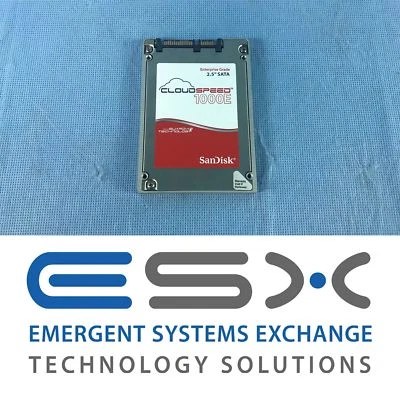 SanDisk CloudSpeed 1000e 400GB 6Gb/s 2.5" SATA SSD - SDLFGD7R-400G-1HA1 TXB2C1 - Image 1 of 2
