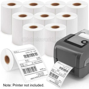 Rotoli termici diretti 4x6 etichette spedizione rotoli Zebra 2844 ZP450 Eltron ZP450 US - Foto 1 di 8