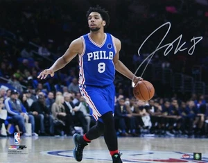 Jahlil Okafor Autographed 16x20 Photo 76ers Schwartz Sports - Picture 1 of 3