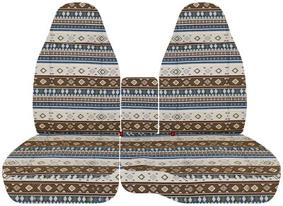 Se adapta a Ford Ranger 60/40 1991-2012 respaldo alto con consola cubreasientos Aztec Boho Foto 1 de 4