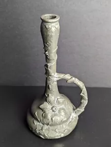 Jugendstil Art Deco Zinn Blumen Krug Vase signiert Pétiz - Jean Maurice Petizon - Bild 1 von 9
