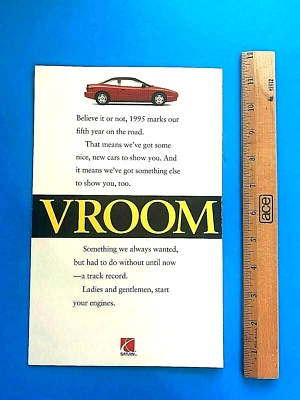 1995 Saturn Car Dealer Brochure SL SL1 SL2 SC1 SC2 SW1 SW2 Original Coupe Sedan - Image 1 of 4