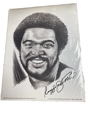 Vintage Lithograph Print Reggie Jackson - Image 1 of 4