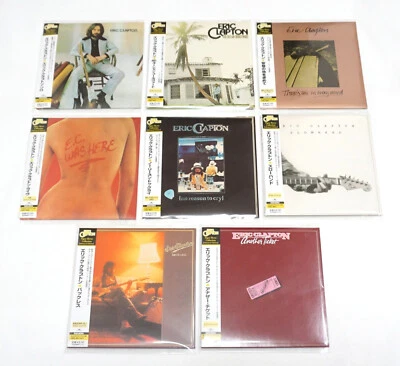Eric Clapton - Mini LP CD 8 Titles Set Replica Paper Sleeve Obi Japan Authentic - Image 1 of 4