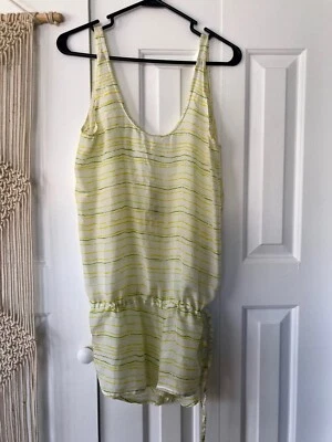 Romper de praia de seda Mikoh, tamanho 1 ou verde pequeno - Imagem 1 de 3