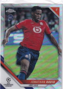 Topps Chrome Champions League 2021/22 Nº 191 Jonathan David Rookie Refractor - Imagen 1 de 2