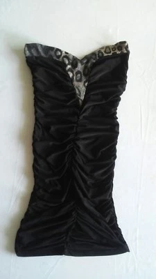 Vestido para mujer Forplay negro estampado animal talla M Foto 1 de 4