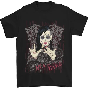 Camiseta Ma Bike Calavera Motociclista DotD Sugar Motocicleta Hombre 100% Algodón - Imagen 1 de 2