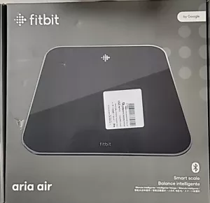 Fitbit - Aria Air Digital Bathroom Scale - Black Open Box Free Shipping  - Picture 1 of 2