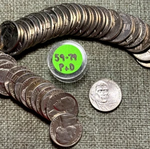 1959 thru 1979 P&D Jefferson Nickels CH/BU to GEM/BU * 40 Coins * Bonus 2009-D * - Picture 1 of 2