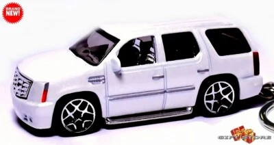 🎁🎅🎄🆕 RARE KEYCHAIN WHITE CADILLAC ESCALADE CUSTOM Ltd. Ed.❤️GREAT GIFT❤️🎄🎁 - Image 1 of 4