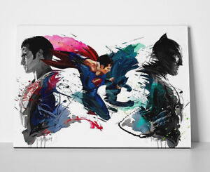 Batman Superman Poster or Canvas
