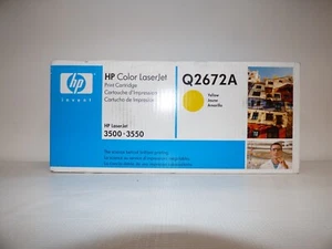 Q2672A Yellow Print Cartridge for HP Color LaserJet 3500,3550 - Picture 1 of 1