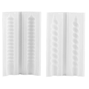 Gedrehte Kegel Kerzenform Duftkerze Stabform Silikon Easy Release1360 - Bild 1 von 6