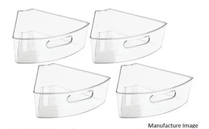 Paquete de 4 contenedores organizadores de gabinete Lazy Susan de 24 a 28 pulgadas (o más) de diámetro - Imagen 1 de 6