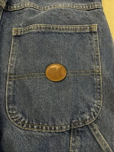 G&K Services Carpenter Utility HOLE Mens 32x30 Blue Jeans - Picture 1 of 7