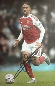 Arsenal William Saliba handsigniertes 6x4 Foto - Bild 1 von 1