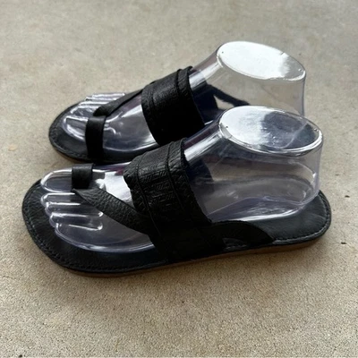 Lindas sandalias de cuero negras Toms para mujer talla 8 Foto 1 de 4