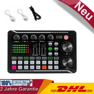 Soundboard Sound Effects Board Sound Mixer Board Bluetooth-kompatible Soundkarte - Bild 1 von 11