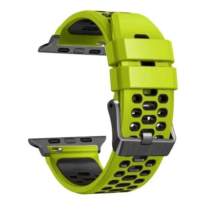 Sport Silicone Strap For Apple Watch Ultra 2 49mm 46mm 45mm Wristband S 10 9 8 7 - Image 1 of 4