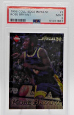 Kobe Bryant 1998 Collectors Edge Impulse Card #9 PSA 9 Mint LA Lakers Basketball