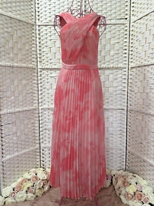 Ted Baker Coral Mirelia Cross Front Pleated Midi Size 8 (Ted 1) RRP £225.00 BNWT - Picture 1 of 13