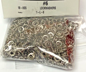 New #6 Lock Washers 18-8 Stainless steel, (50ea) - Picture 1 of 3