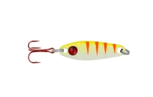 Northland Tackle Tungsten Buck-Shot Rattle Spoon 3/8 oz - UV Electric Perch - Picture 1 of 1