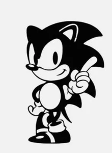 Sonic The Hedgehog Decal Sticker Window VINYL DECAL STICKER Car Laptop - Picture 1 of 1