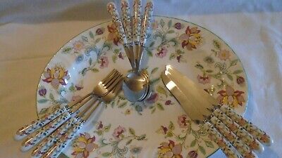 12pcs Cutlery Set IN A Minton  Haddon Hall Design • 32.12€