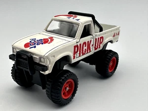 Tomica Tomy Big Foot #3 Toyota Hilux Pickup Truck, White, 1:64, Excellent - Picture 1 of 10