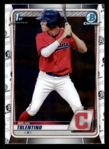 2020 Bowman Chrome Draft #BD4 Milan Tolentino - Picture 1 of 2