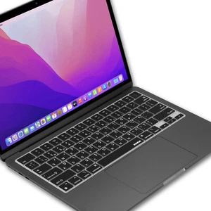 XSKN US EU Hebräische Silikon Tastatur Abdeckung für 2022-2025 Macbook Air 13,6/15,3 - Bild 1 von 19